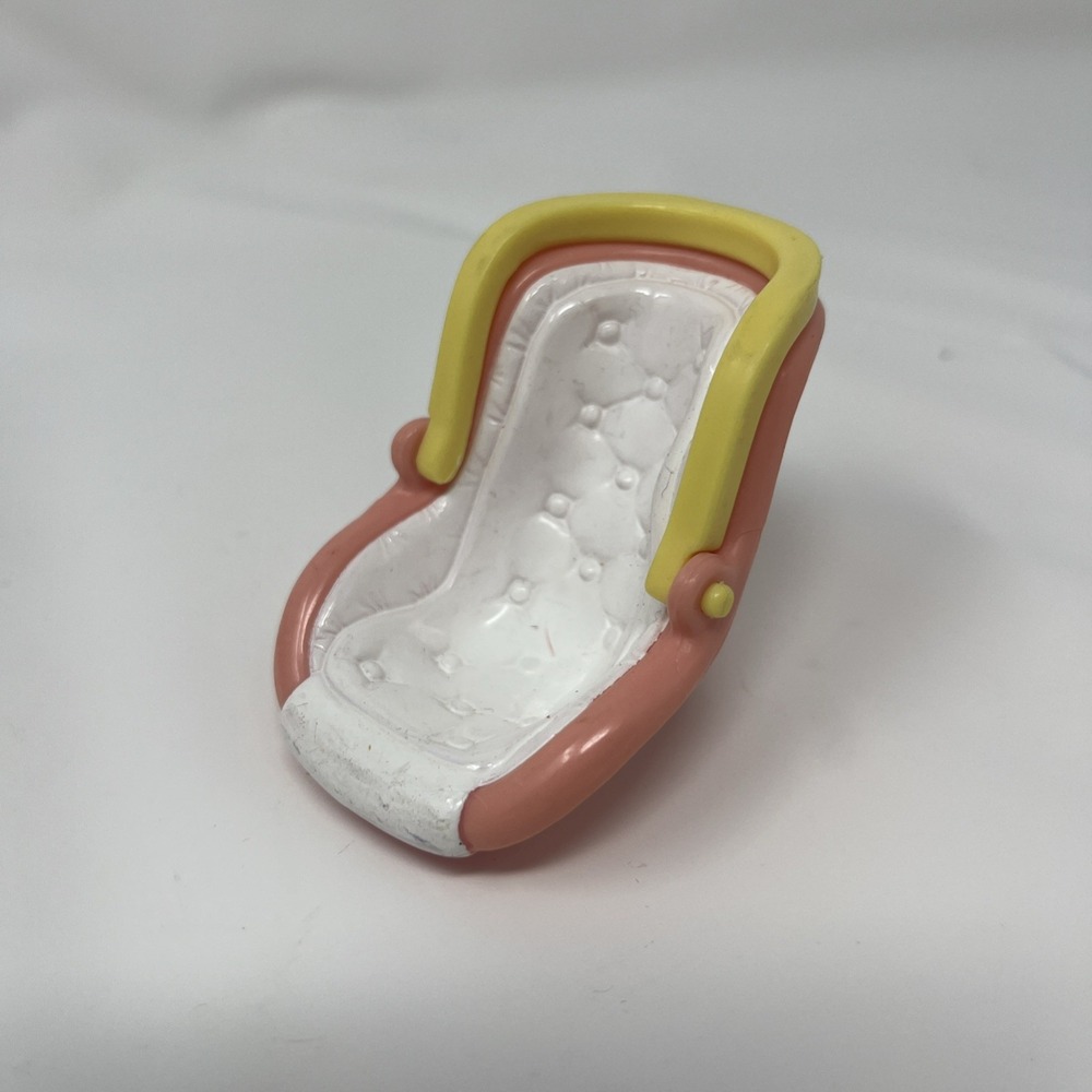 Fisher Price Loving Family Dream Dollhouse Pink Baby Girl Doll Carrier Car Seat